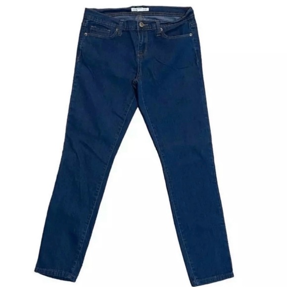Forever 21 Skinny Ankle Cheville Ultra Mince Low Rise Stretch Denim Jeans Sz 28 - Picture 1 of 8